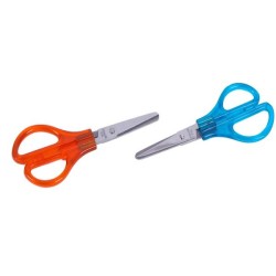 TIJERAS TRANSPARENTES 2 COL. 0,5 x 5,5 x 14 cm