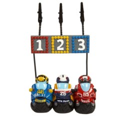 PODIUM C/TRES PINZAS MOTO RAISER 15 x 9 x 5 cm