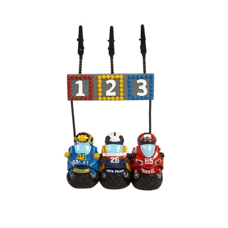 PODIUM C/TRES PINZAS MOTO RAISER 15 x 9 x 5 cm PODIUM C/TRES PINZAS MOTO RAISER 15 x 9 x 5 cm