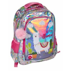 MOCHILA INFANTIL LLAMA 43 x 35 x 17 cm