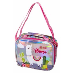 LUNCH BAG LLAMA 25 x 21 x 9 cm