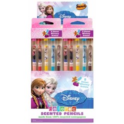 SET 5 LAPICES OLOROSOS FROZEN,4 COLORES 7 x 1,5 x 24 cm