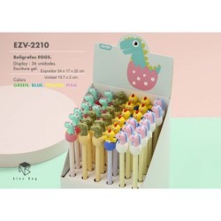 EXP.36 BOLIS GEL EGG PETS Expositor 34 x 17 x 22 Unidad 19,7 x 2 cm.