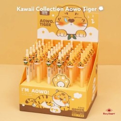 EXP.36 BOLIS GEL AOWO TIGER ,2 COLORES Exp: 16,5 x 15 x 27,5 cm Und: 15 cm