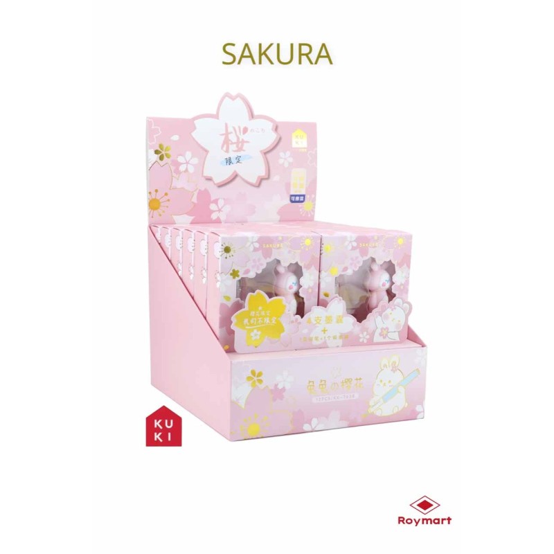 EXP.12 SETS PLUMAS CHERRY BLOSSOM RABBIT SAKURA Exp. 20,5 x 23,5 x 32 cm. Ud. 10 x 3 x 17,5 cm. EXP.12 SETS PLUMAS CHERRY BLOSSOM RABBIT SAKURA Exp. 20,5 x 23,5 x 32 cm. Ud. 10 x 3 x 17,5 cm.