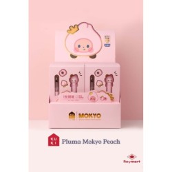 EXP.12 SETS PLUMAS CROWN MONKEY PEACH MOKYO EXP. 20,5 x 23,5 x 32 cm. UNID. 10 x 3 x 17,5 cm.
