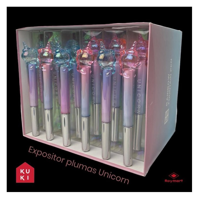EXP.36 PLUMAS COLORES RAINBOW UNICORNIO EXP. 21,5 x 17,5 x 15,5 cm. UNID. 16 x 3 cm. EXP.36 PLUMAS COLORES RAINBOW UNICORNIO EXP. 21,5 x 17,5 x 15,5 cm. UNID. 16 x 3 cm.