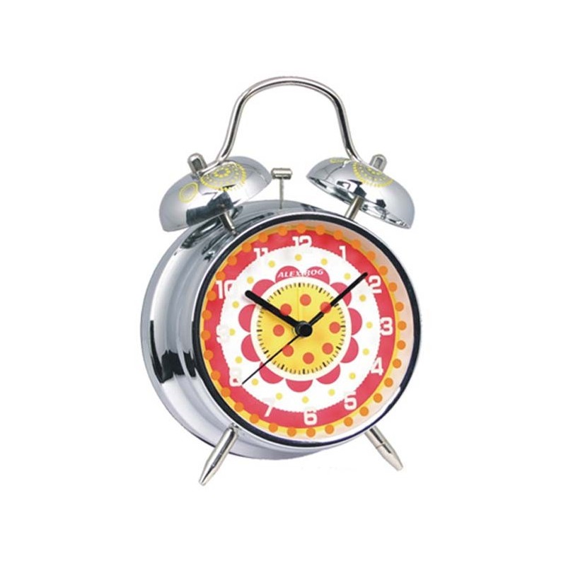 RELOJ CAMPANAS MEDIANO MOD.RED&YELLOW POINTS 18 x 11,5 x 5,5 cm RELOJ CAMPANAS MEDIANO MOD.RED&YELLOW POINTS 18 x 11,5 x 5,5 cm