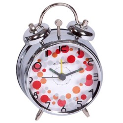 RELOJ CAMPANAS PEQ. MODELO RED TOPOS 13 x 8,5 x 4 cm