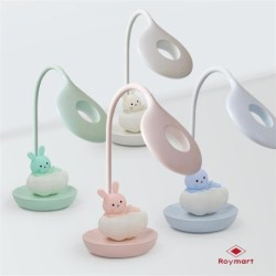 CLOUDY NIGHT LED LAMP BUNNY 5 NIVELES LUZ,4 COL. 13 x 13 x 36cm