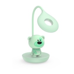 STAND NIGHT LED LAMP BEAR TOUCH 5 NIV. LUZ,4 COL. 13 x 13 x 39 cm