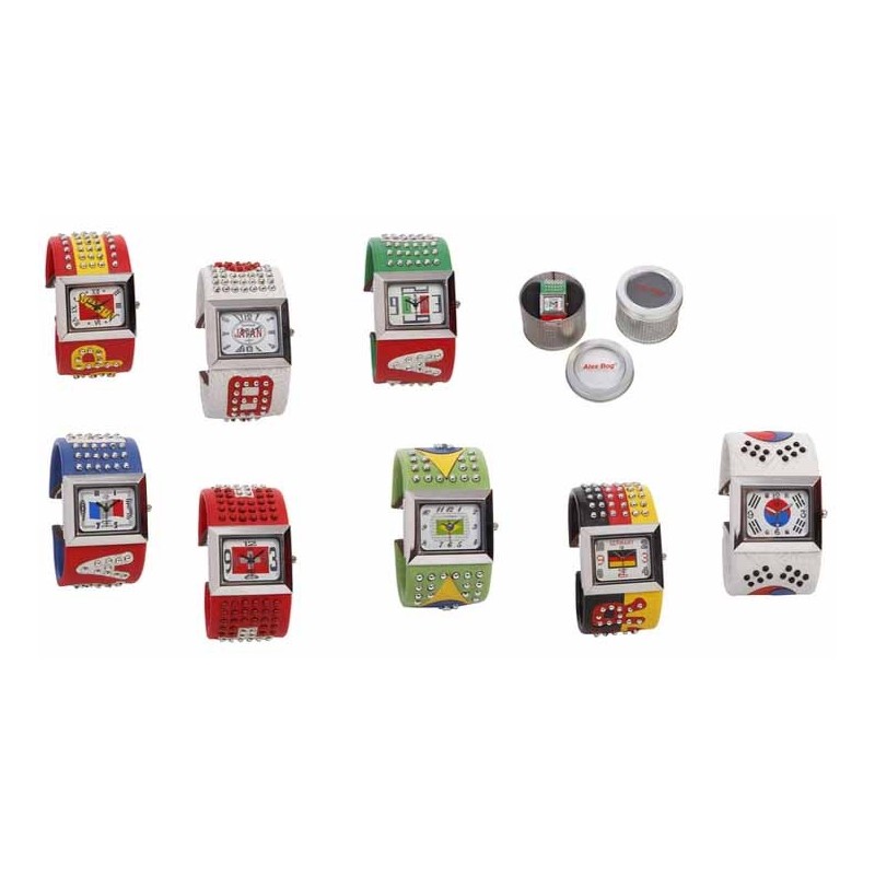RELOJ BANGLE FLAGG COLLECTION,8 MODELOS 8 x 4 cm RELOJ BANGLE FLAGG COLLECTION,8 MODELOS 8 x 4 cm