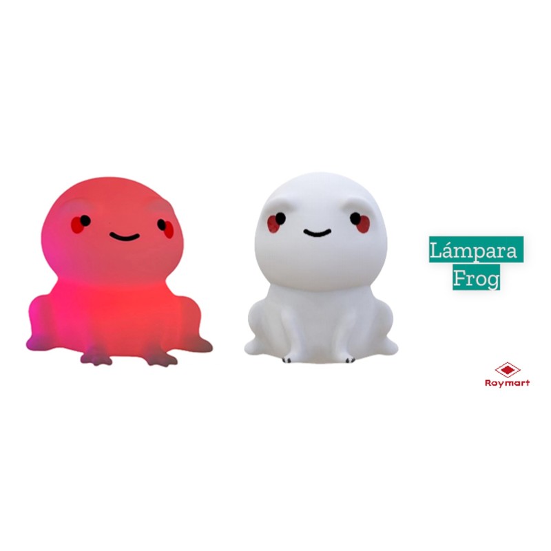 PROYECTOR MULTICOLOR SILICONA RANA 13 x 11 x 13 cm PROYECTOR MULTICOLOR SILICONA RANA 13 x 11 x 13 cm