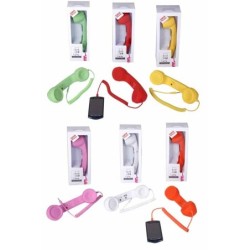 TELEFONO RETRO CON CLAVIJA PARA MOVIL,6 COLORES 7 x 5,5 x 20,5 cm