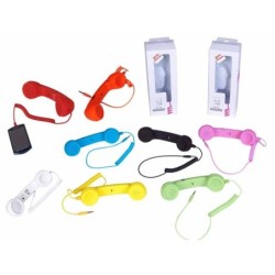 TELEFONO PEQUEÑO CON CLAVIJA PARA MOVIL,8 COL. 3,5 x 3,5 x 14 cm.