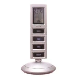 ESTACION METEOROL.VERTICAL 16 CITYS GIRO LUZ 20 x 9 x 9 cm