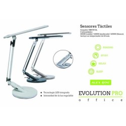 FLEXO LUZ LED 7W ,MODELO FIRST CLASS,3 COLORES 18,5 x 36 cm