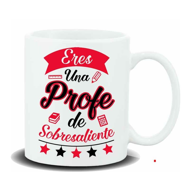NEW MUG CON MENSAJE PARA UNA PROFE 8 x 8 x 9,5 cm. NEW MUG CON MENSAJE PARA UNA PROFE 8 x 8 x 9,5 cm.