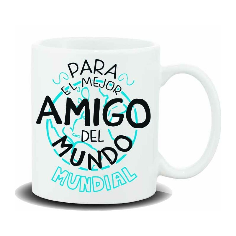NEW MUG CON MENSAJE PARA EL MEJOR AMIGO 8 x 8 x 9,5 cm. NEW MUG CON MENSAJE PARA EL MEJOR AMIGO 8 x 8 x 9,5 cm.