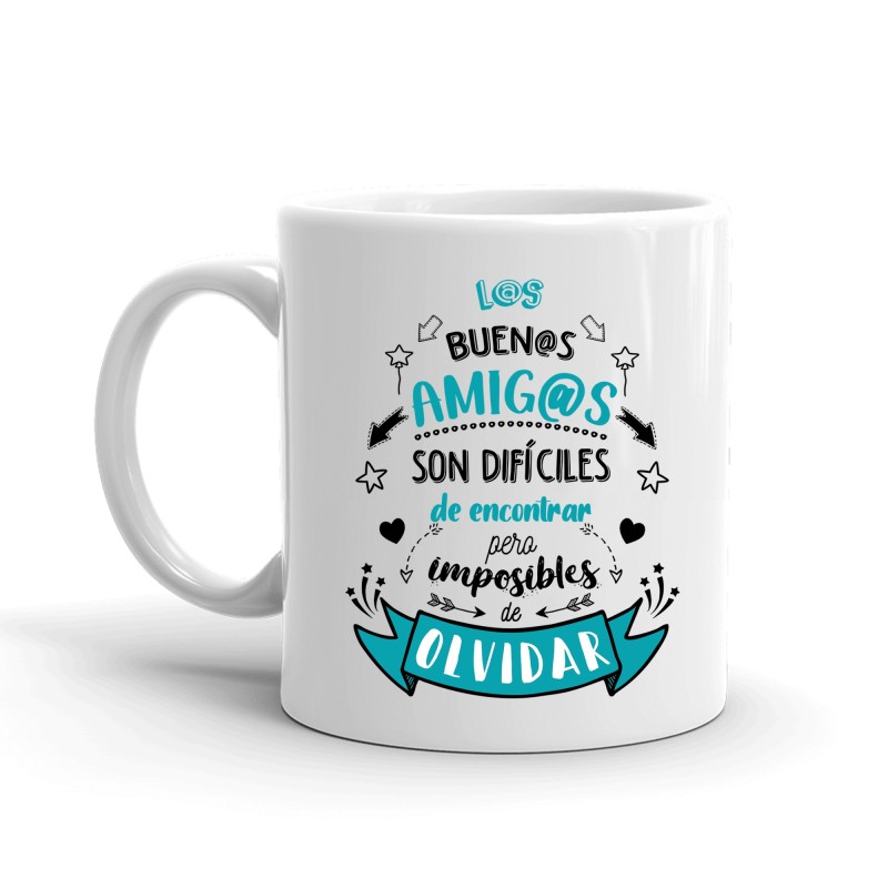 LOS BUENOS AMIGOS SON DIFICILES..... 8 x 8 x 9,5 cm. LOS BUENOS AMIGOS SON DIFICILES..... 8 x 8 x 9,5 cm.