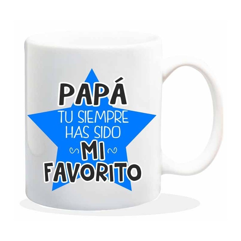 NEW MUG CON MENSAJE PAPA,TU SIEMPRE HAS SIDO 8 x 8 x 9,5 cm. NEW MUG CON MENSAJE PAPA,TU SIEMPRE HAS SIDO 8 x 8 x 9,5 cm.