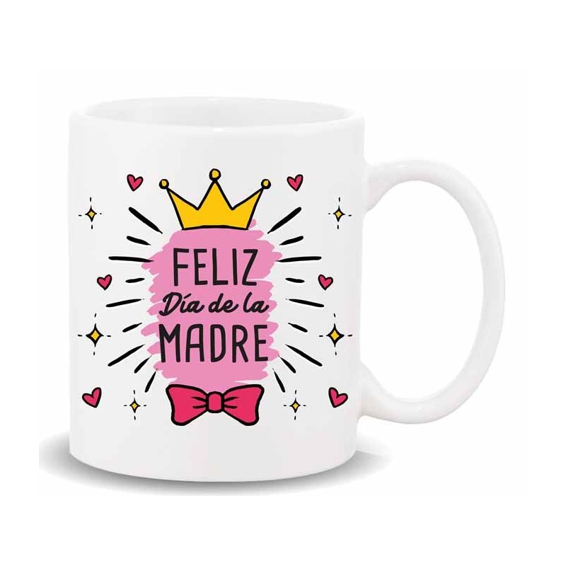 MUG CON MENSAJE ,FELIZ DIA DE LA MADRE 8 x 8 x 9,5 cm. MUG CON MENSAJE ,FELIZ DIA DE LA MADRE 8 x 8 x 9,5 cm.