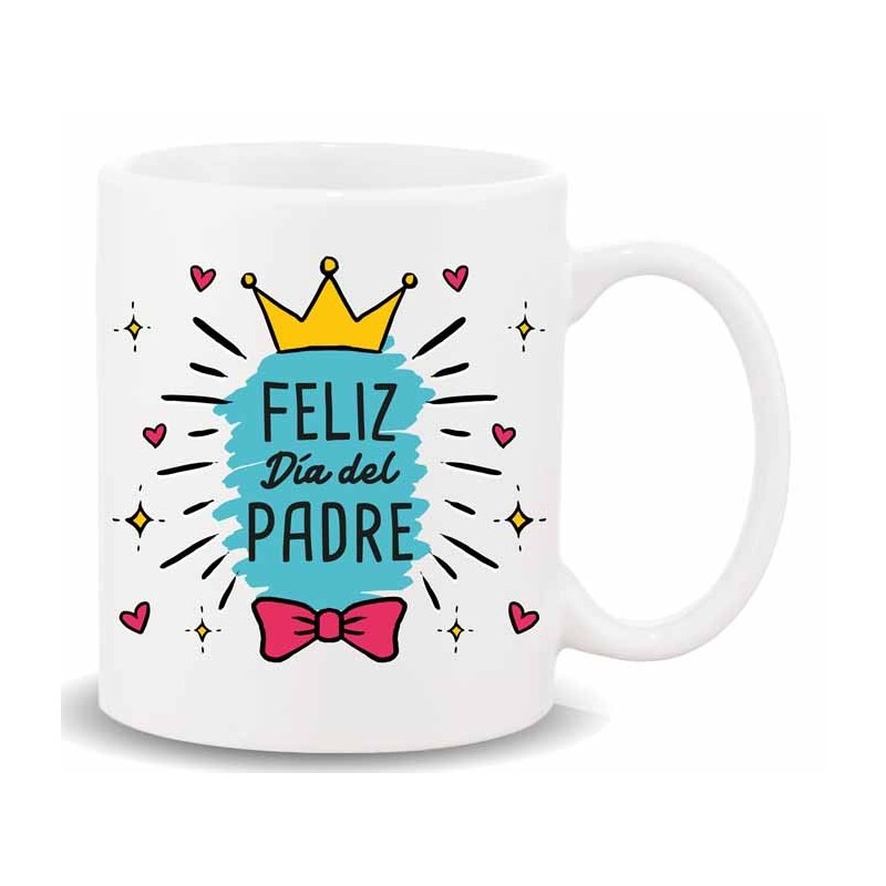 MUG CON MENSAJE ,FELIZ DIA DEL PADRE 8 x 8 x 9,5 cm. MUG CON MENSAJE ,FELIZ DIA DEL PADRE 8 x 8 x 9,5 cm.