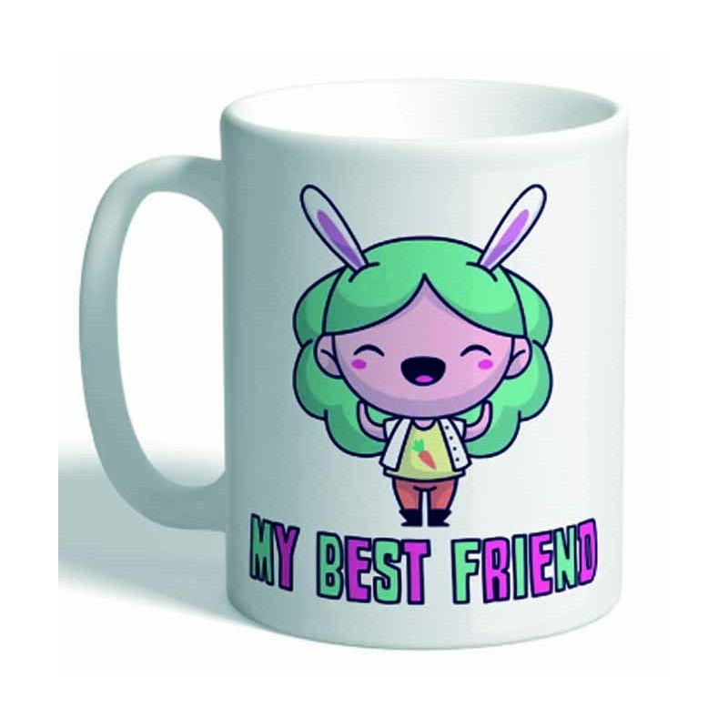 MUG COL.KAWAII DOLLS MY BEST FRIEND GREEN COLOR 8 x 8 x 9,5 cm. MUG COL.KAWAII DOLLS MY BEST FRIEND GREEN COLOR 8 x 8 x 9,5 cm.
