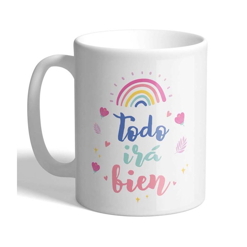 MUG SPECIAL EDITION TODO IRA BIEN SUN COLORS 8 x 8 x 9,5 cm. MUG SPECIAL EDITION TODO IRA BIEN SUN COLORS 8 x 8 x 9,5 cm.