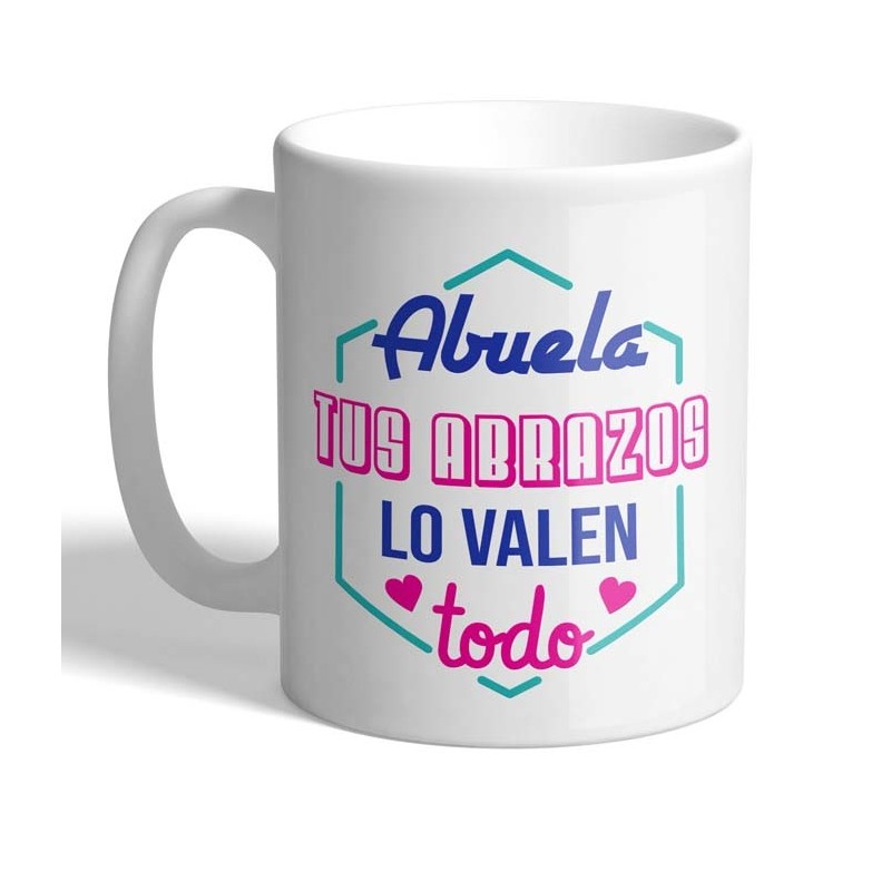 MUG SPECIAL EDITION ABUELA TUS ABRAZOS... 8 x 8 x 9,5 cm. MUG SPECIAL EDITION ABUELA TUS ABRAZOS... 8 x 8 x 9,5 cm.