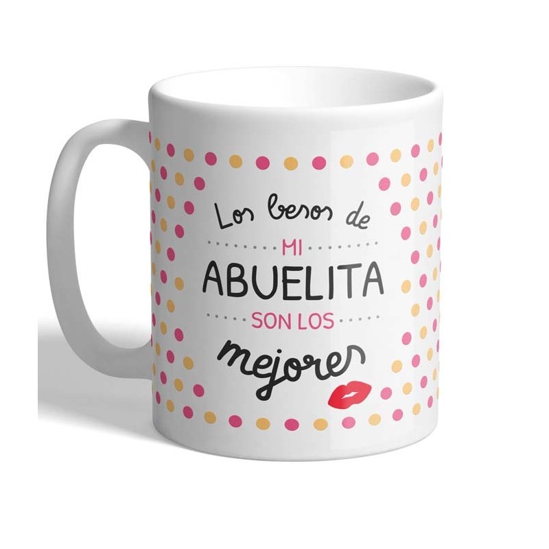 MUG SPECIAL EDITION LOS BESOS.ABUELITA...KISS 8 x 8 x 9,5 cm. MUG SPECIAL EDITION LOS BESOS.ABUELITA...KISS 8 x 8 x 9,5 cm.