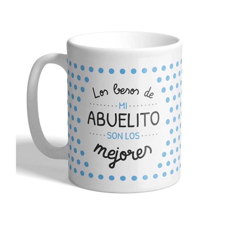 MUG SPECIAL EDITION LOS BESOS.ABUELITO...MEJORES 8 x 8 x 9,5 cm. MUG SPECIAL EDITION LOS BESOS.ABUELITO...MEJORES 8 x 8 x 9,5 cm.