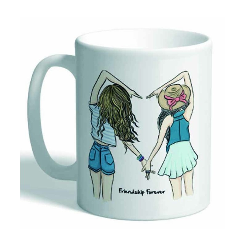 MUG CON MENSAJE FRIENSHIP FOREVER 8 x 8 x 9,5 cm. MUG CON MENSAJE FRIENSHIP FOREVER 8 x 8 x 9,5 cm.
