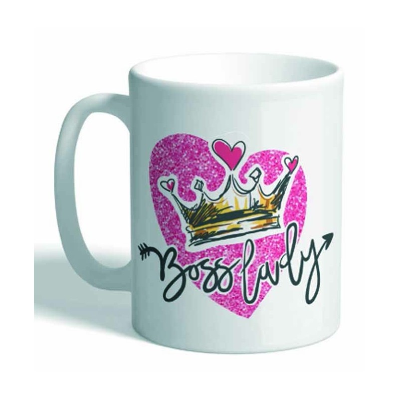 MUG CON MENSAJE BOSS LADY 8 x 8 x 9,5 cm. MUG CON MENSAJE BOSS LADY 8 x 8 x 9,5 cm.