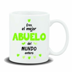 MUG COLECCION FAMILIA,ABUELO 8 x 8 x 9,5 cm.
