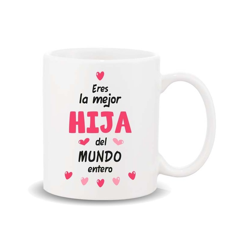 MUG COLECCION FAMILIA,HIJA 8 x 8 x 9,5 cm. MUG COLECCION FAMILIA,HIJA 8 x 8 x 9,5 cm.