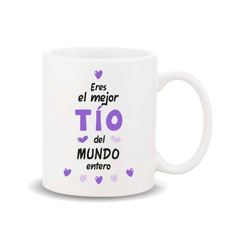 MUG COLECCION FAMILIA, TIO 8 x 8 x 9,5 cm. MUG COLECCION FAMILIA, TIO 8 x 8 x 9,5 cm.
