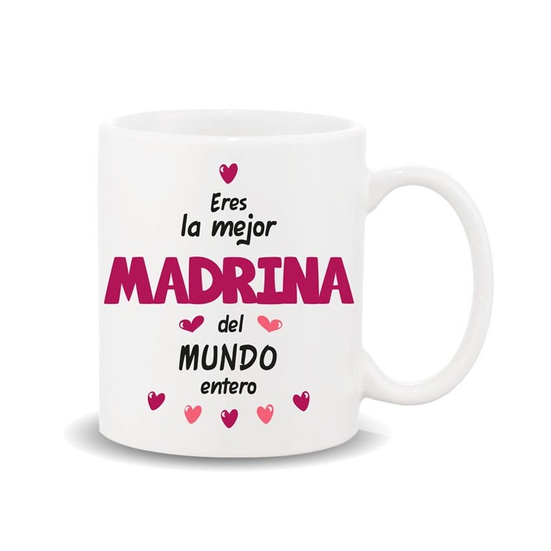 MUG COLECCION FAMILIA, MADRINA 8 x 8 x 9,5 cm. MUG COLECCION FAMILIA, MADRINA 8 x 8 x 9,5 cm.