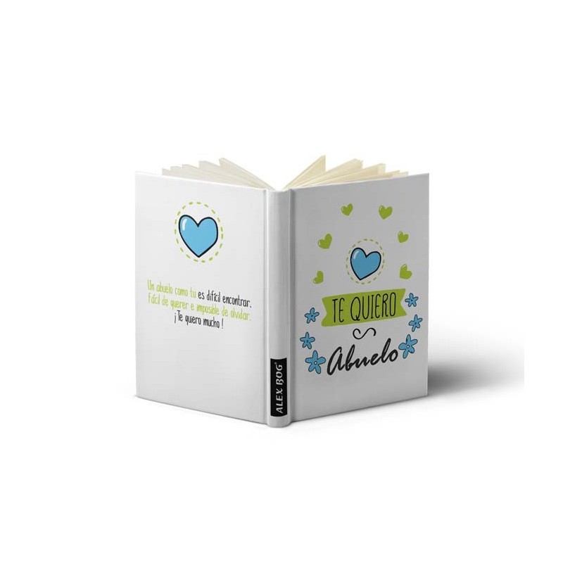 LIBRETA CON MENSAJE A6,TE QUIERO ABUELO Tamaño A6 LIBRETA CON MENSAJE A6,TE QUIERO ABUELO Tamaño A6