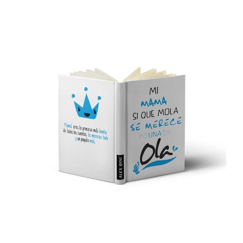 LIBRETA CON MENSAJE A6,MI MAMA SI QUE MOLA... Tamaño A6 LIBRETA CON MENSAJE A6,MI MAMA SI QUE MOLA... Tamaño A6