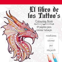 MANDALA 64 PAG.,120 GRS.,L LIBRO DE TATTOOS 21 x 21 x 1,3 cm.