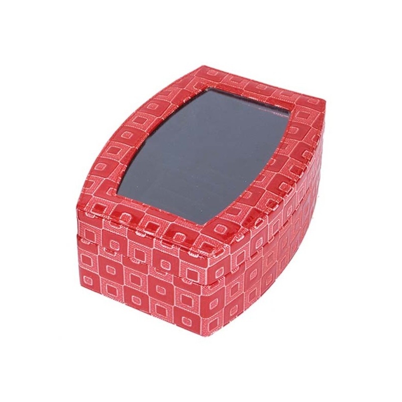 JOYERO PEQUEÑO C/VENTANA PEQ. ROJO 7 x 12 x 16 cm JOYERO PEQUEÑO C/VENTANA PEQ. ROJO 7 x 12 x 16 cm
