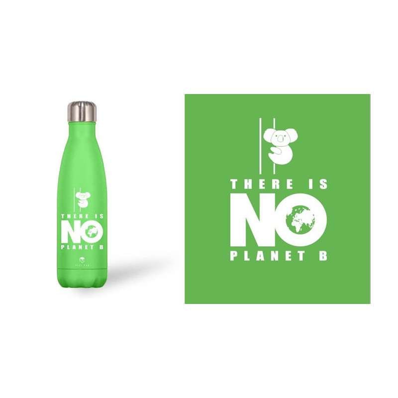 BOTELLA ACERO INOX 500 ML. COLEC. RAINBOW GREEN 7 cm. x 3,50 cm. x 26,50 cm. BOTELLA ACERO INOX 500 ML. COLEC. RAINBOW GREEN 7 cm. x 3,50 cm. x 26,50 cm.