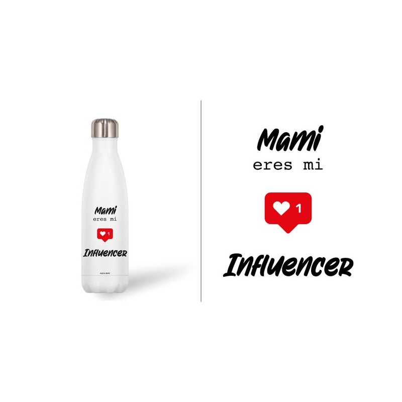 BOTELLA ACERO INOX 500 ML. MAMI...INFLUENCER 7 cm. x 3,50 cm. x 26,50 cm. BOTELLA ACERO INOX 500 ML. MAMI...INFLUENCER 7 cm. x 3,50 cm. x 26,50 cm.