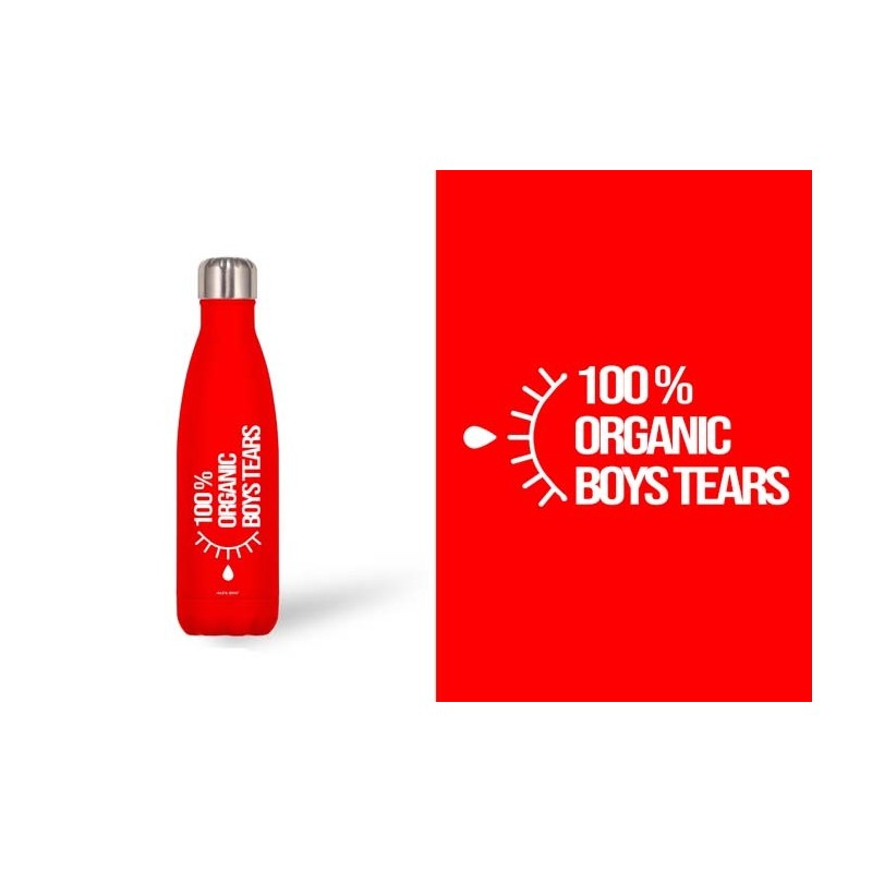 BOTELLA ACERO INOX ROJA 500 ML 100% ....BOYS TEARS 7 x 3,50 x 26,50 cm. BOTELLA ACERO INOX ROJA 500 ML 100% ....BOYS TEARS 7 x 3,50 x 26,50 cm.