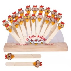 EXP.48 PUNTOS DE LIBRO( EL POLLO MATIAS) 29cm x 6cm x 20.5cm