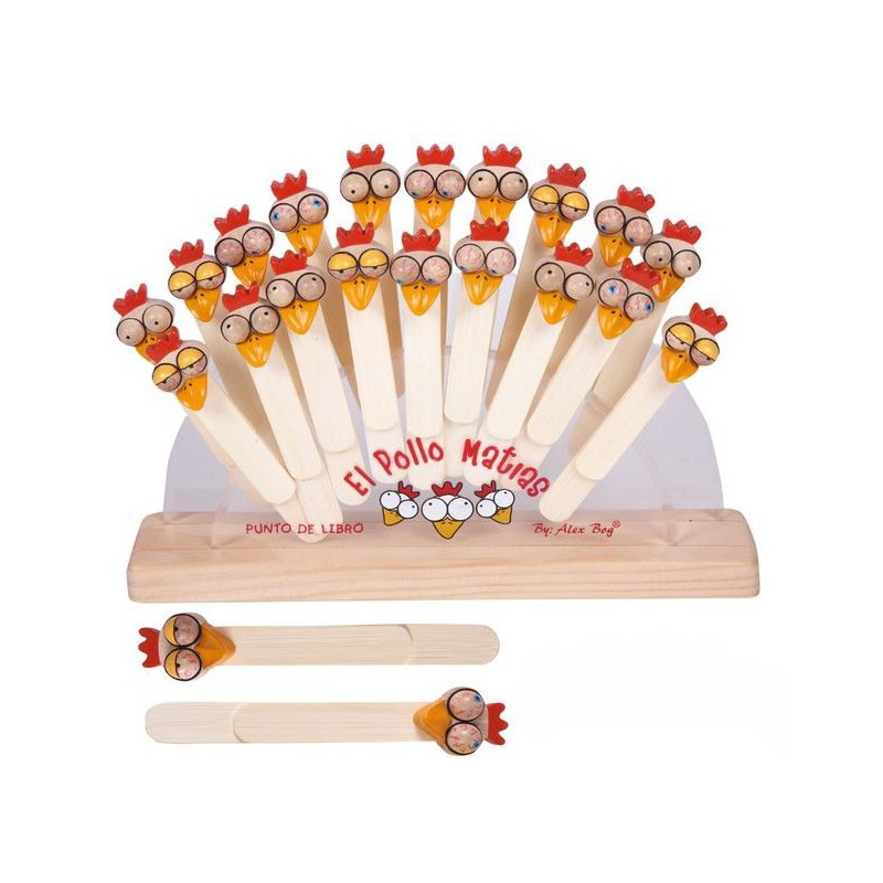 EXP.48 PUNTOS DE LIBRO( EL POLLO MATIAS) 29cm x 6cm x 20.5cm EXP.48 PUNTOS DE LIBRO( EL POLLO MATIAS) 29cm x 6cm x 20.5cm