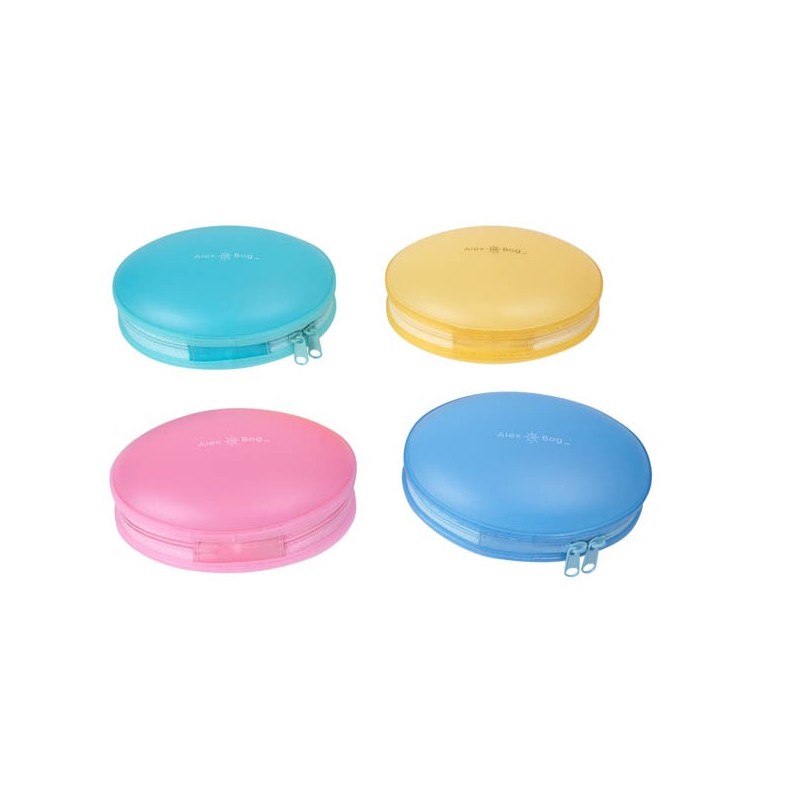 EST.PLAST.OVAL TRANSP.COLORES 14 x 10 x 3 cm EST.PLAST.OVAL TRANSP.COLORES 14 x 10 x 3 cm