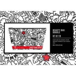 NECESER PORTATODO DOODLE 21 x 13,50 x 4.50 cm.