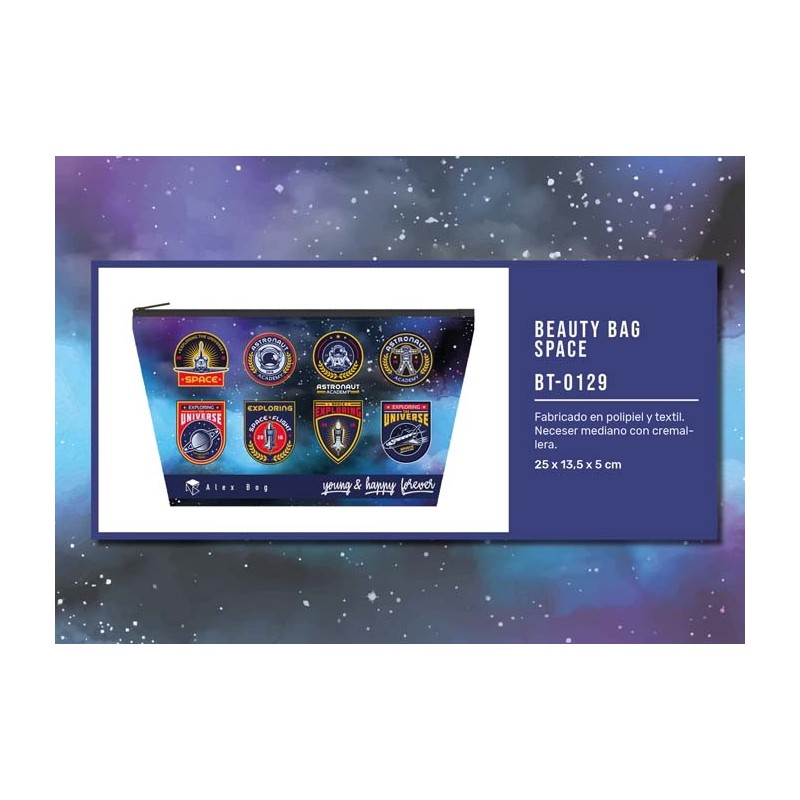 NECESER PORTATODO SPACE 21 x 13,50 x 4.50 cm. NECESER PORTATODO SPACE 21 x 13,50 x 4.50 cm.